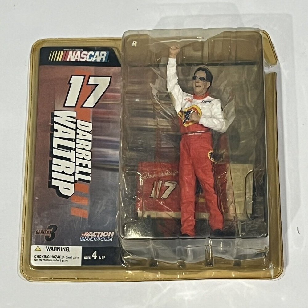 McFarlane Toys NASCAR Darrell Waltrip 17 Series 3 Figure 2004 Sealed